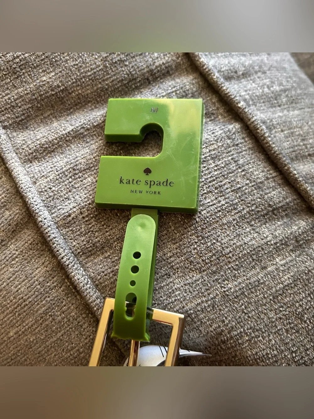 NWT Kate Spade New York Studded Spade Leather Belt Size Medium